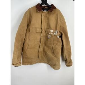 Carhartt Artic Work Jacket Men’s Size XL Tall Distress Thrashed Workwear
